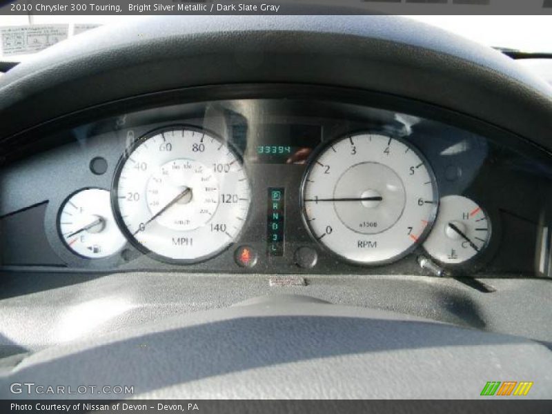 Bright Silver Metallic / Dark Slate Gray 2010 Chrysler 300 Touring