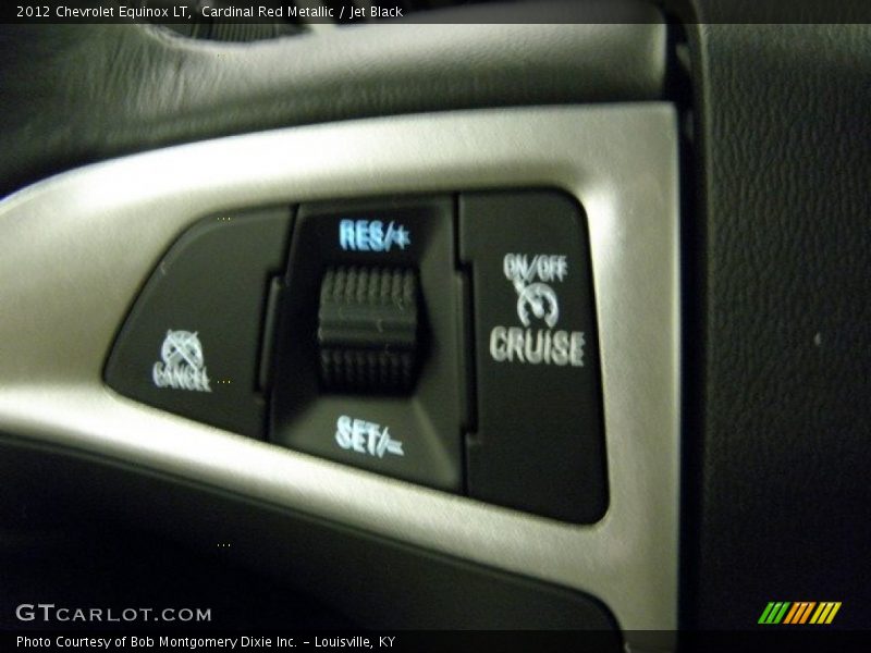 Cardinal Red Metallic / Jet Black 2012 Chevrolet Equinox LT
