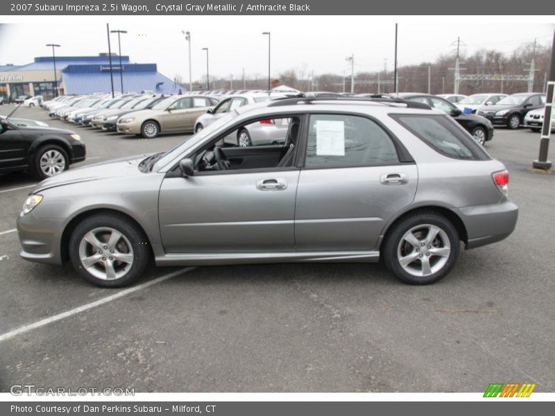 Crystal Gray Metallic / Anthracite Black 2007 Subaru Impreza 2.5i Wagon