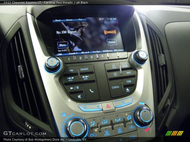 Cardinal Red Metallic / Jet Black 2012 Chevrolet Equinox LT