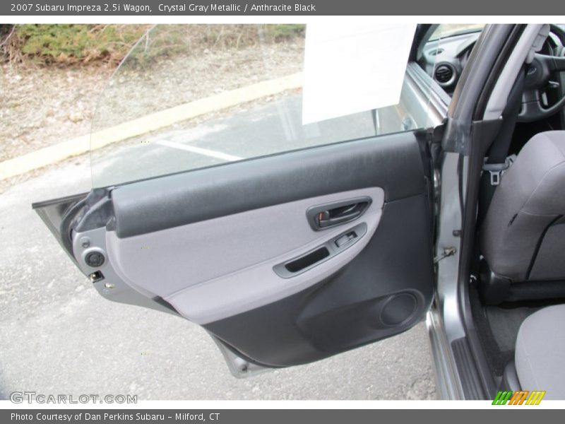 Crystal Gray Metallic / Anthracite Black 2007 Subaru Impreza 2.5i Wagon
