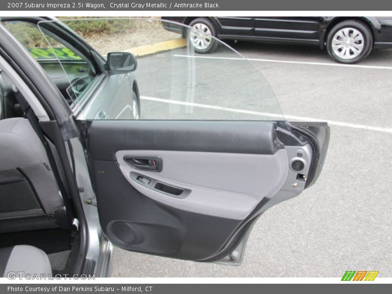 Crystal Gray Metallic / Anthracite Black 2007 Subaru Impreza 2.5i Wagon