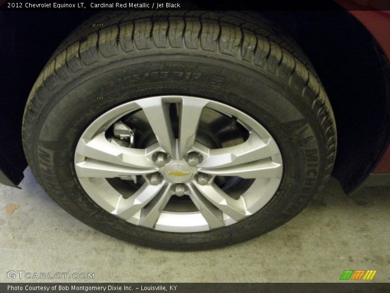 Cardinal Red Metallic / Jet Black 2012 Chevrolet Equinox LT