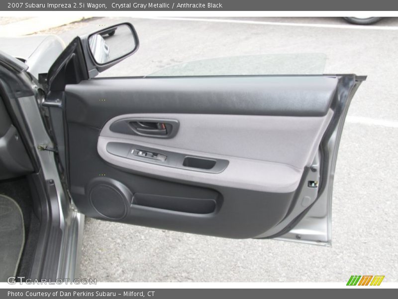 Crystal Gray Metallic / Anthracite Black 2007 Subaru Impreza 2.5i Wagon