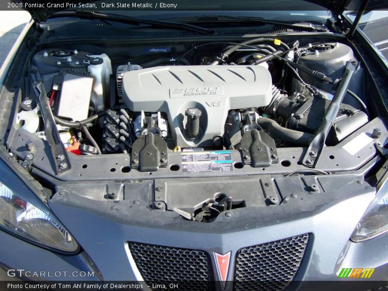 Dark Slate Metallic / Ebony 2008 Pontiac Grand Prix Sedan