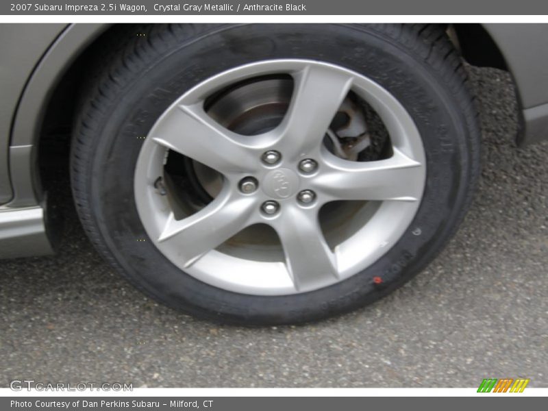 Crystal Gray Metallic / Anthracite Black 2007 Subaru Impreza 2.5i Wagon