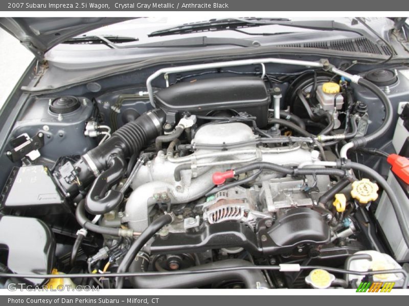Crystal Gray Metallic / Anthracite Black 2007 Subaru Impreza 2.5i Wagon