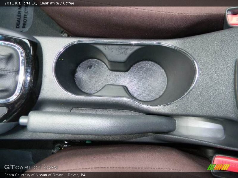 Clear White / Coffee 2011 Kia Forte EX