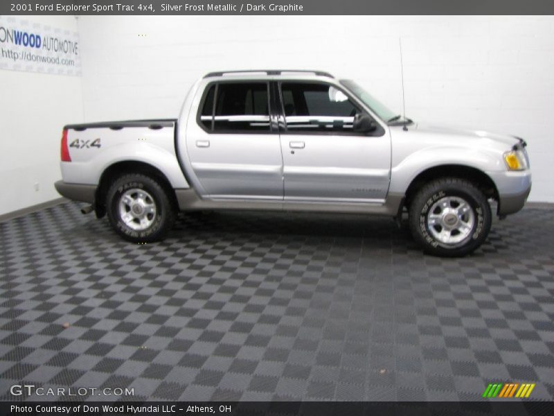 Silver Frost Metallic / Dark Graphite 2001 Ford Explorer Sport Trac 4x4