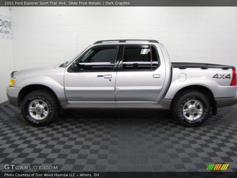 Silver Frost Metallic / Dark Graphite 2001 Ford Explorer Sport Trac 4x4