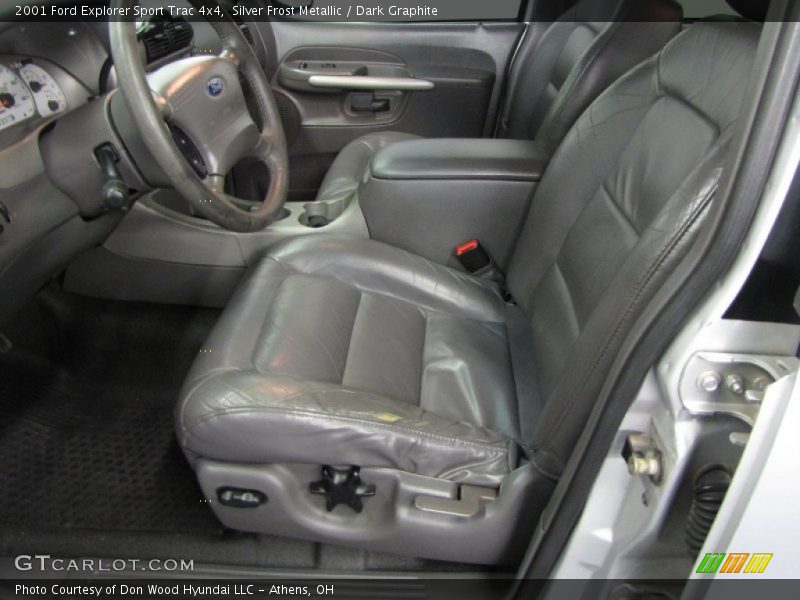 Silver Frost Metallic / Dark Graphite 2001 Ford Explorer Sport Trac 4x4