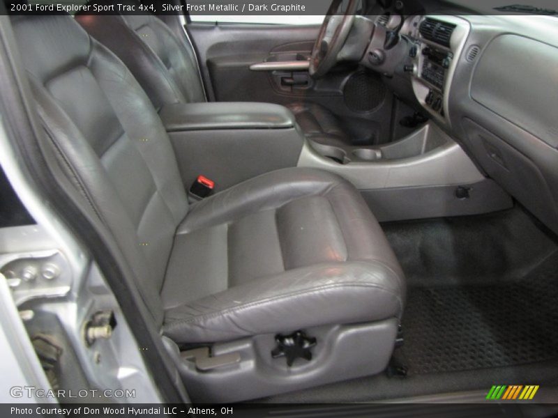 Silver Frost Metallic / Dark Graphite 2001 Ford Explorer Sport Trac 4x4