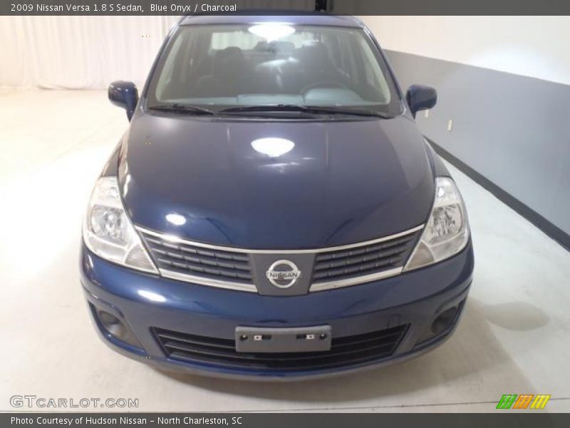 Blue Onyx / Charcoal 2009 Nissan Versa 1.8 S Sedan