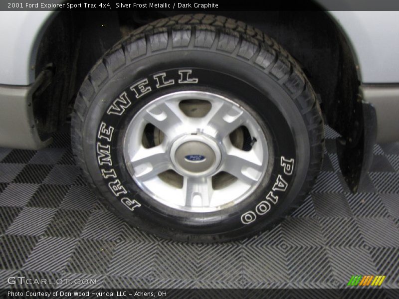 Silver Frost Metallic / Dark Graphite 2001 Ford Explorer Sport Trac 4x4