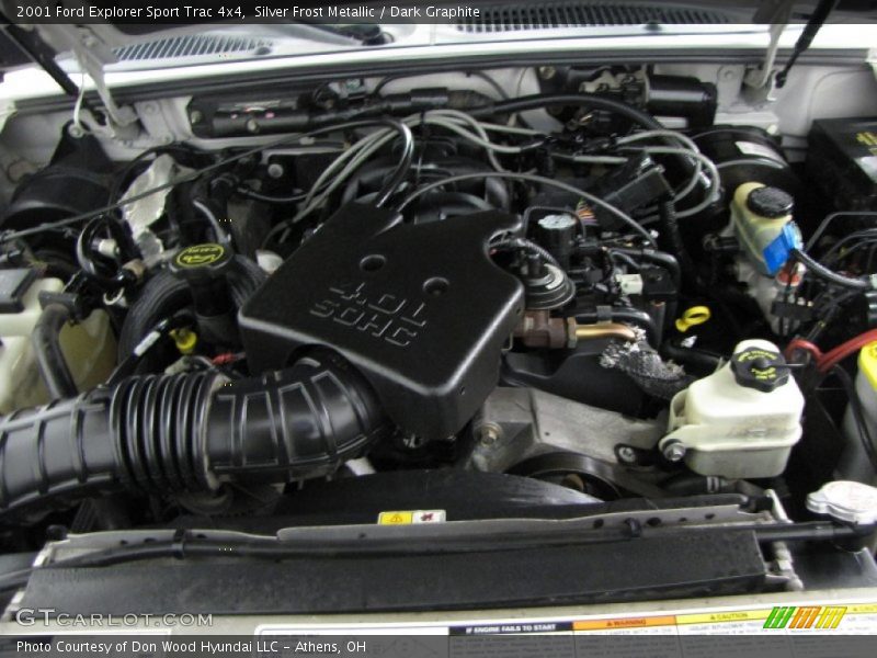 Silver Frost Metallic / Dark Graphite 2001 Ford Explorer Sport Trac 4x4