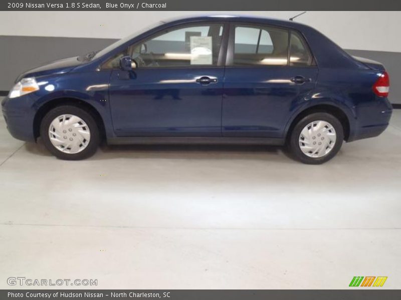 Blue Onyx / Charcoal 2009 Nissan Versa 1.8 S Sedan
