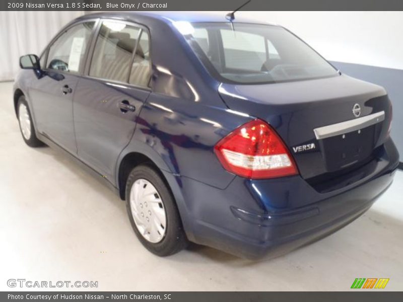 Blue Onyx / Charcoal 2009 Nissan Versa 1.8 S Sedan