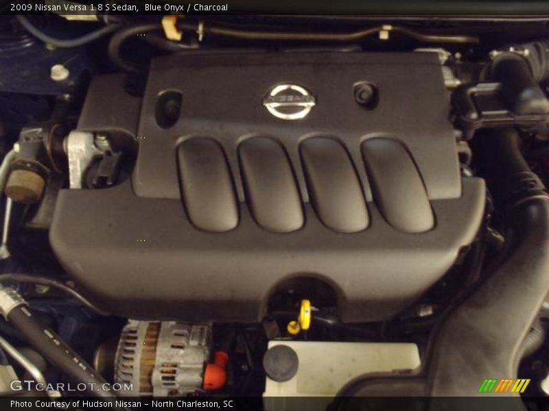 Blue Onyx / Charcoal 2009 Nissan Versa 1.8 S Sedan