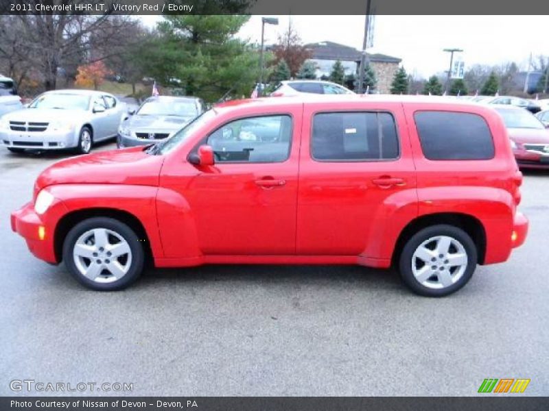 Victory Red / Ebony 2011 Chevrolet HHR LT