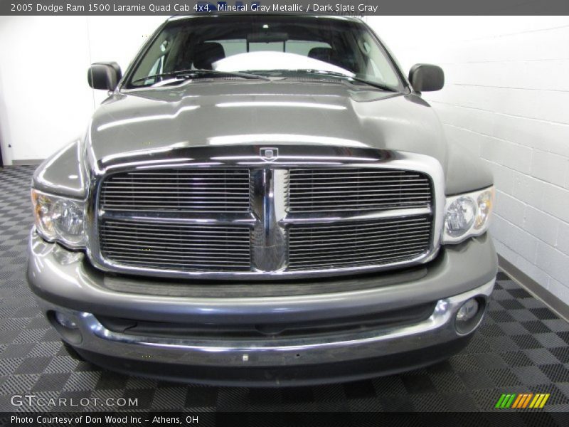 Mineral Gray Metallic / Dark Slate Gray 2005 Dodge Ram 1500 Laramie Quad Cab 4x4