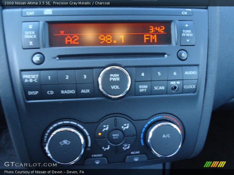 Precision Gray Metallic / Charcoal 2009 Nissan Altima 3.5 SE