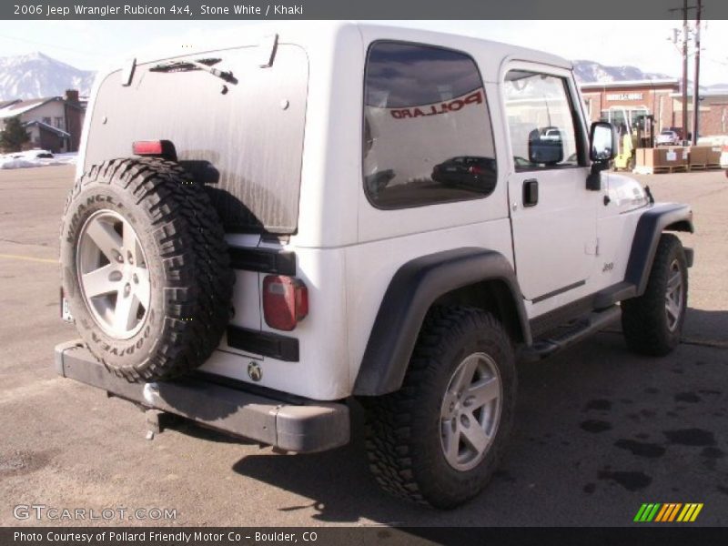 Stone White / Khaki 2006 Jeep Wrangler Rubicon 4x4