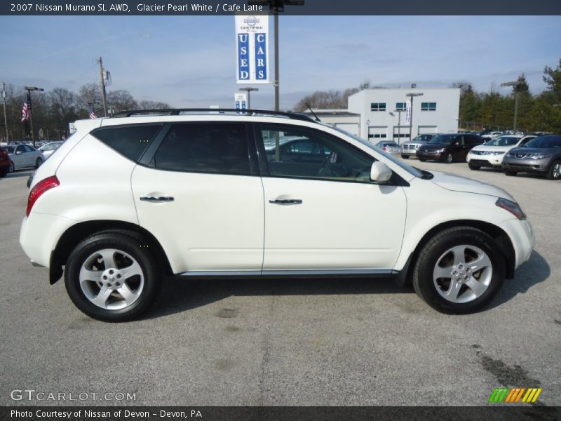 Glacier Pearl White / Cafe Latte 2007 Nissan Murano SL AWD
