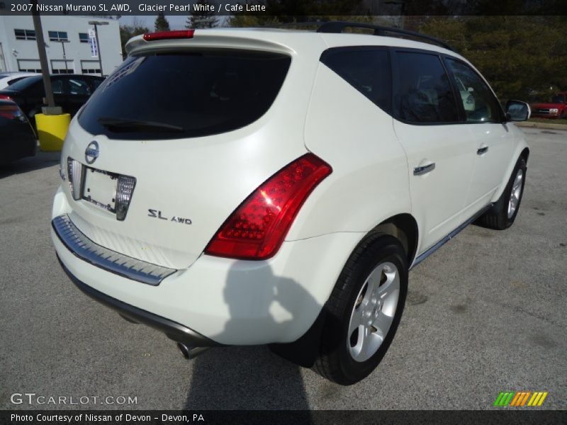 Glacier Pearl White / Cafe Latte 2007 Nissan Murano SL AWD