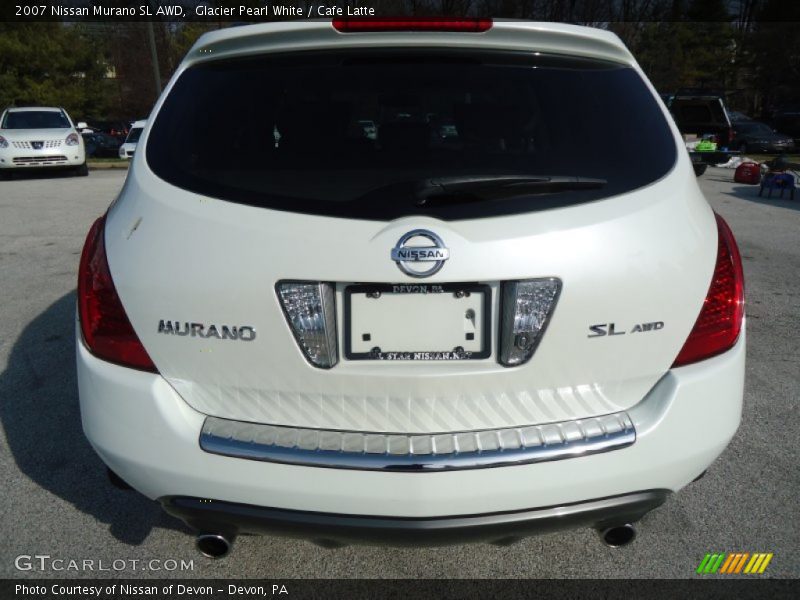 Glacier Pearl White / Cafe Latte 2007 Nissan Murano SL AWD