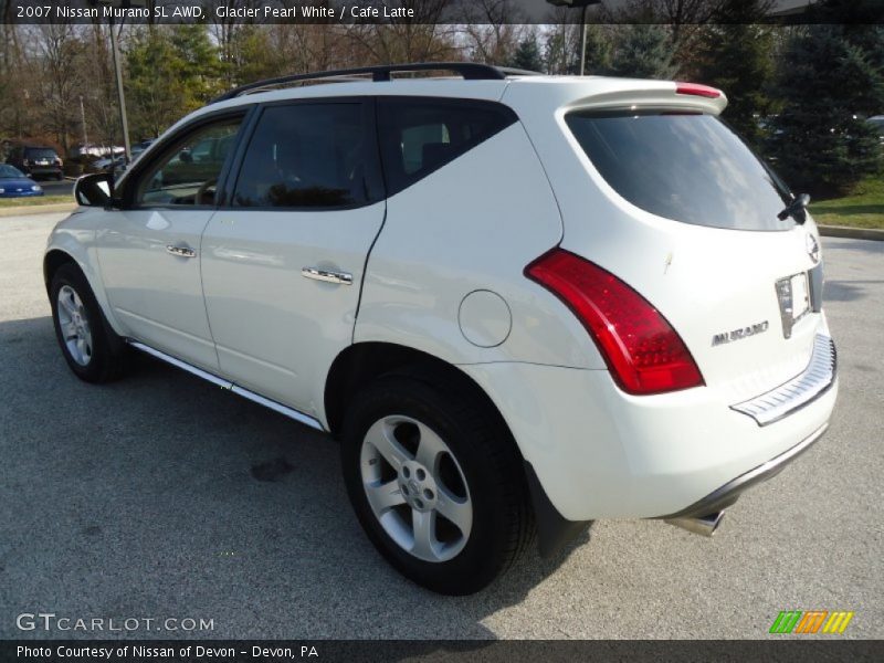 Glacier Pearl White / Cafe Latte 2007 Nissan Murano SL AWD