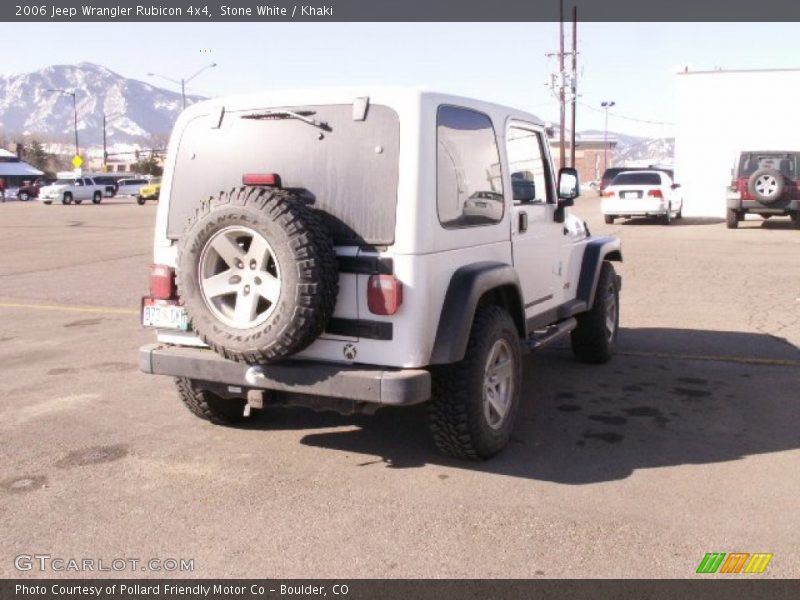 Stone White / Khaki 2006 Jeep Wrangler Rubicon 4x4