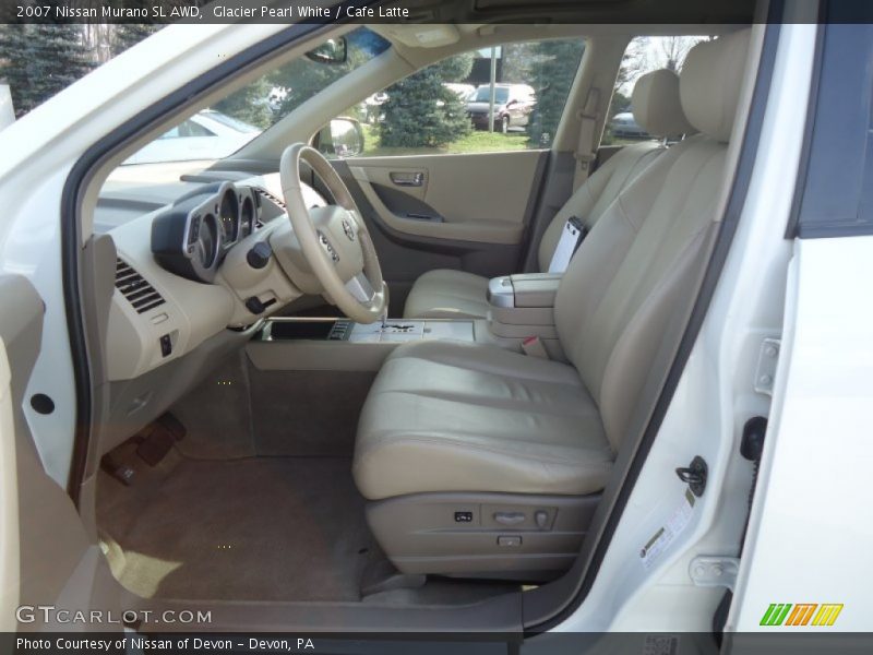 Glacier Pearl White / Cafe Latte 2007 Nissan Murano SL AWD