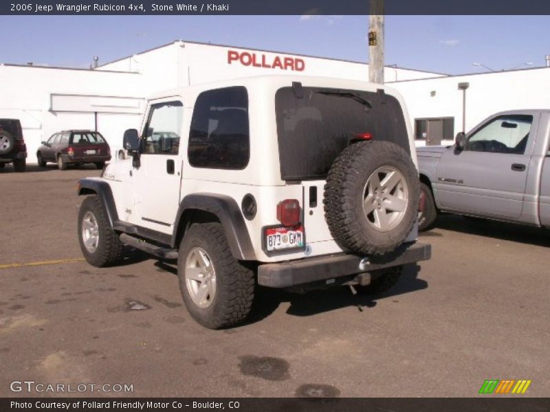 Stone White / Khaki 2006 Jeep Wrangler Rubicon 4x4