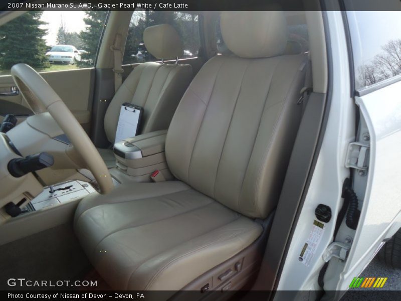 Glacier Pearl White / Cafe Latte 2007 Nissan Murano SL AWD