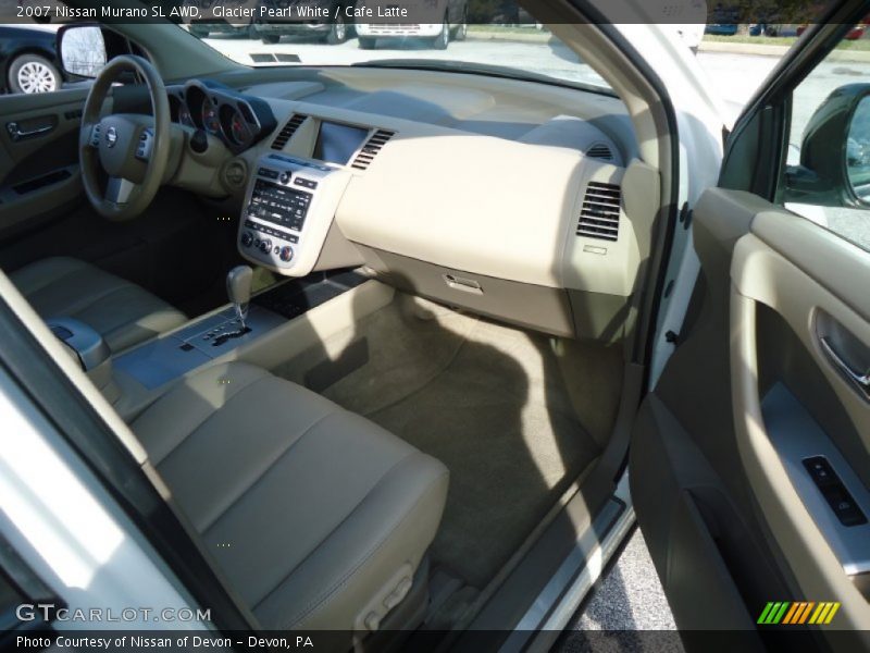 Glacier Pearl White / Cafe Latte 2007 Nissan Murano SL AWD