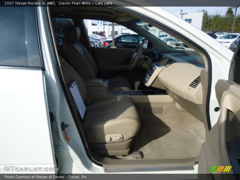 Glacier Pearl White / Cafe Latte 2007 Nissan Murano SL AWD