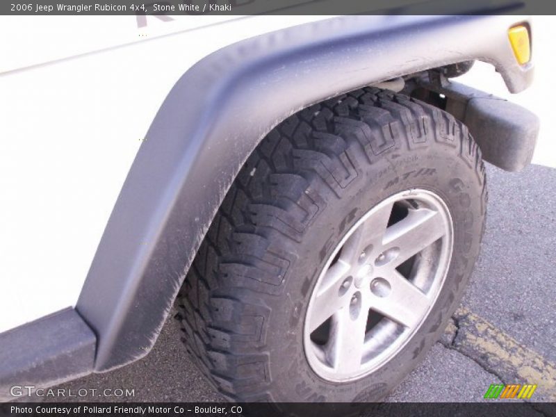 Stone White / Khaki 2006 Jeep Wrangler Rubicon 4x4