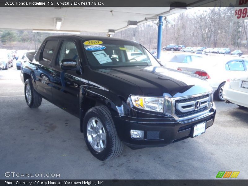 Crystal Black Pearl / Black 2010 Honda Ridgeline RTS