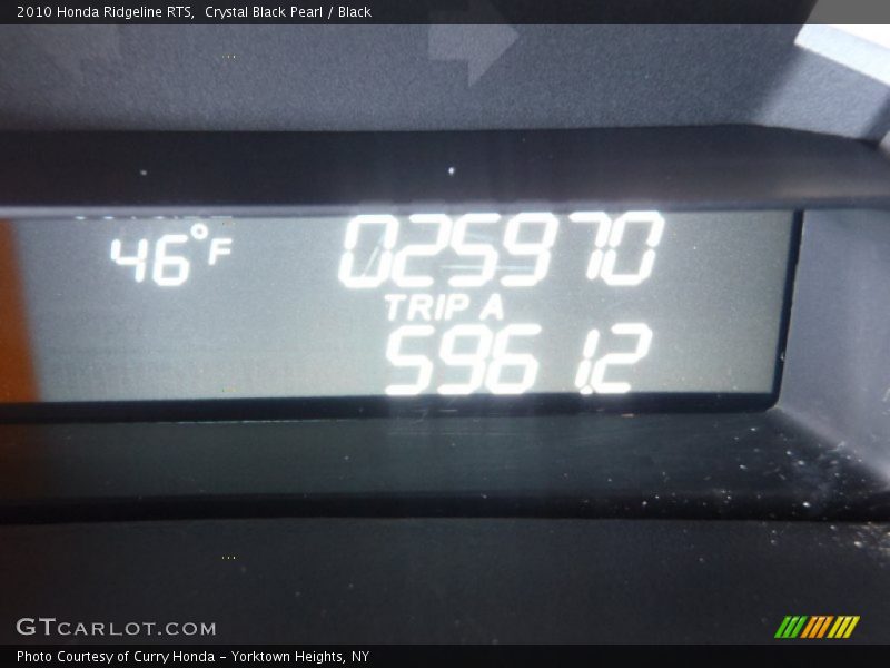 Crystal Black Pearl / Black 2010 Honda Ridgeline RTS