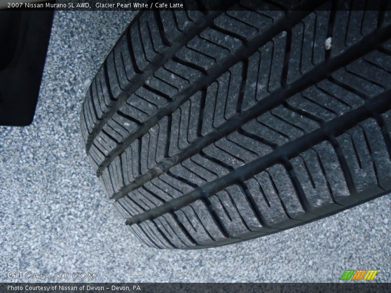 Glacier Pearl White / Cafe Latte 2007 Nissan Murano SL AWD