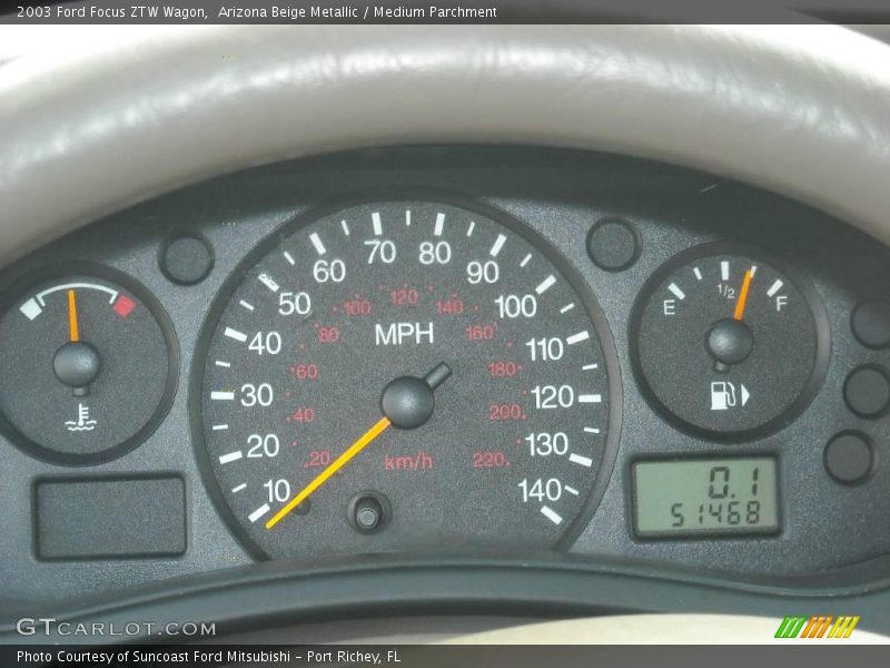Arizona Beige Metallic / Medium Parchment 2003 Ford Focus ZTW Wagon