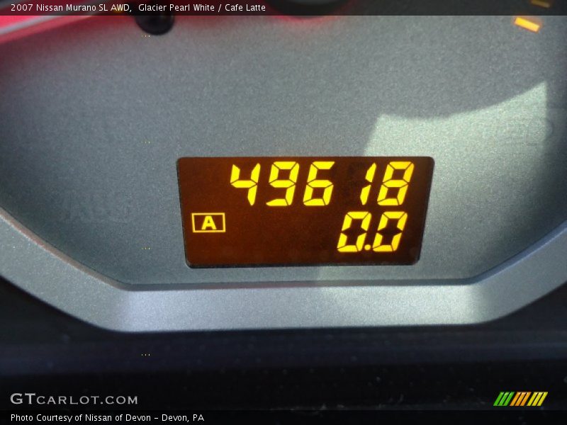 Glacier Pearl White / Cafe Latte 2007 Nissan Murano SL AWD