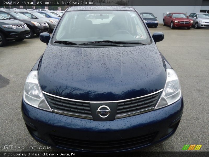 Blue Onyx / Charcoal 2008 Nissan Versa 1.8 S Hatchback