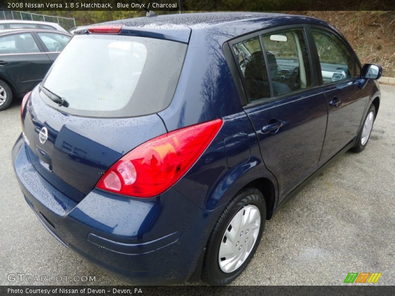 Blue Onyx / Charcoal 2008 Nissan Versa 1.8 S Hatchback