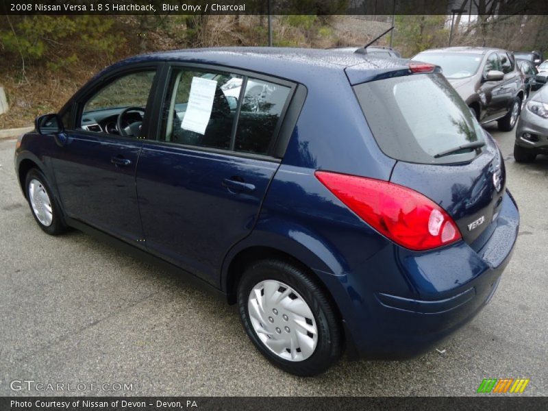 Blue Onyx / Charcoal 2008 Nissan Versa 1.8 S Hatchback