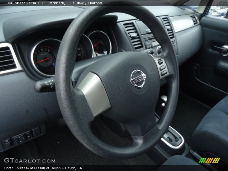 Blue Onyx / Charcoal 2008 Nissan Versa 1.8 S Hatchback