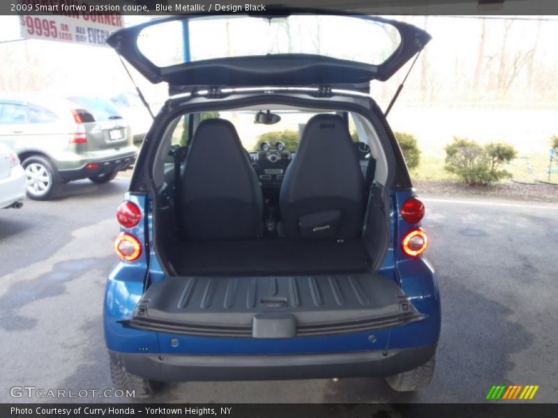 Blue Metallic / Design Black 2009 Smart fortwo passion coupe