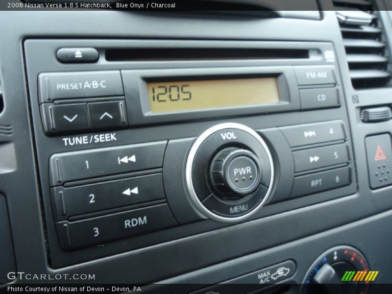 Blue Onyx / Charcoal 2008 Nissan Versa 1.8 S Hatchback