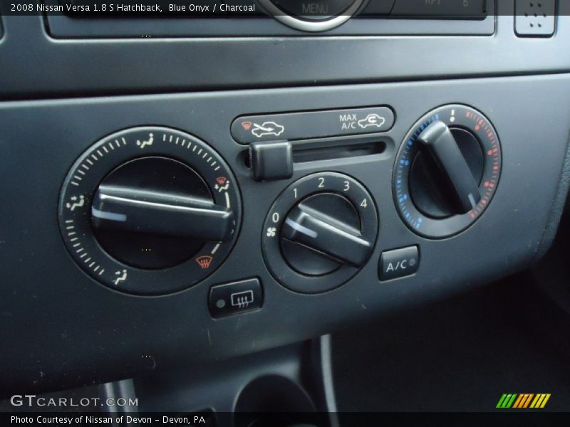 Blue Onyx / Charcoal 2008 Nissan Versa 1.8 S Hatchback