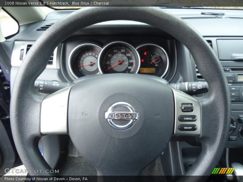Blue Onyx / Charcoal 2008 Nissan Versa 1.8 S Hatchback